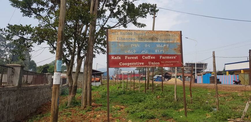 Sign with the inscription Coffee Union