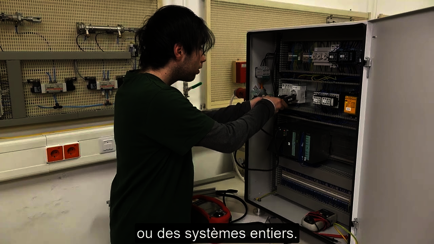 Montre-moi ton travail ! Électricien industriel