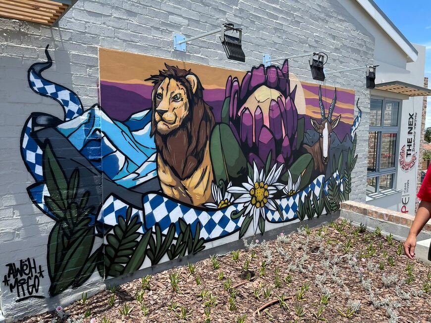 Peinture murale sur la maison bavaroise